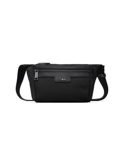BOSS Black Canvas Crossbody Pouch