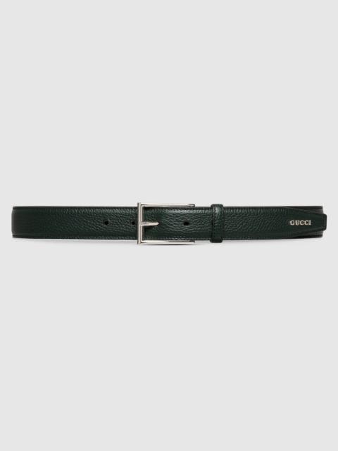 Gucci Logo Rectangular Buckle Belt