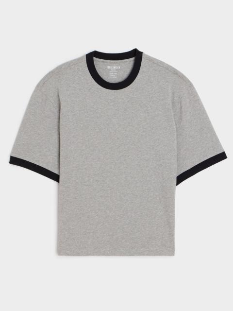 TODD SNYDER Boxy Jersey Ringer Tee