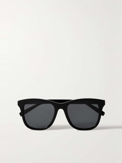 Square-frame acetate sunglasses