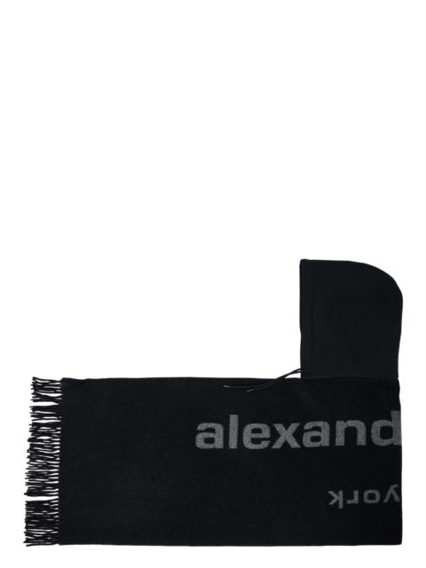 Alexander Wang Hooded Logo Scarf