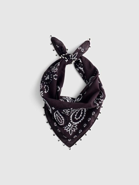 Madewell Beaded Bandana in Cotton Blend
