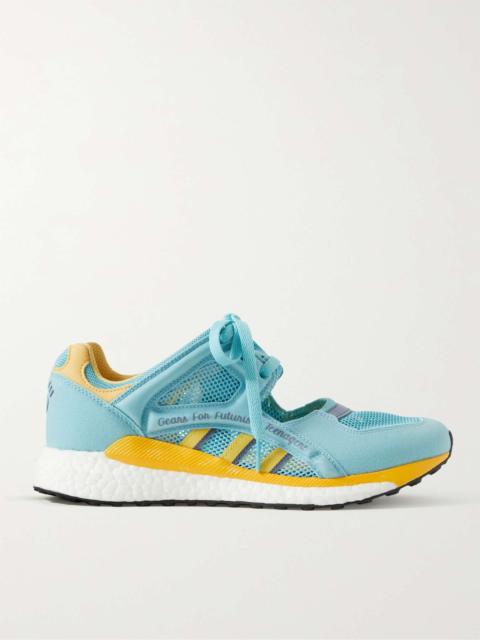 adidas + Human Made Cutout Mesh and Canvas Sneakers