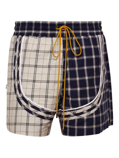 Rhude plaid shorts