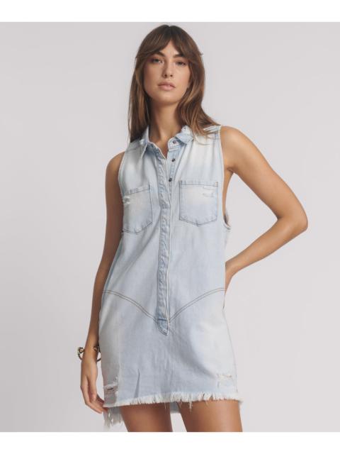 ONE TEASPOON Braxton Mini Denim Dress - Casanova