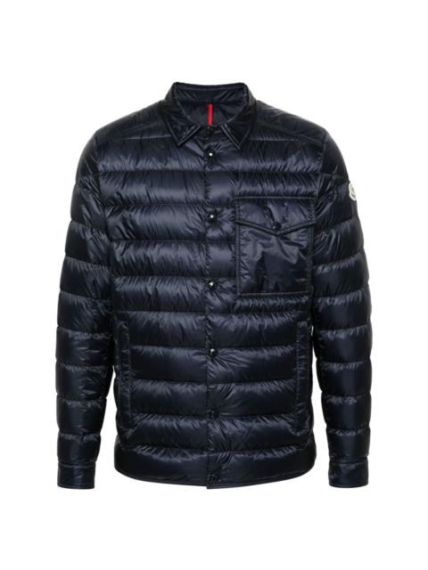 Moncler logo-appliquÃ© puffer jacket