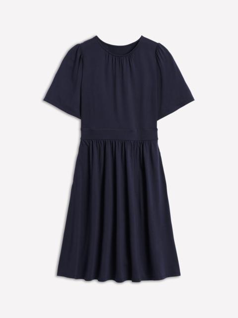 BODEN Louisa Short Jersey Dress-Navy
