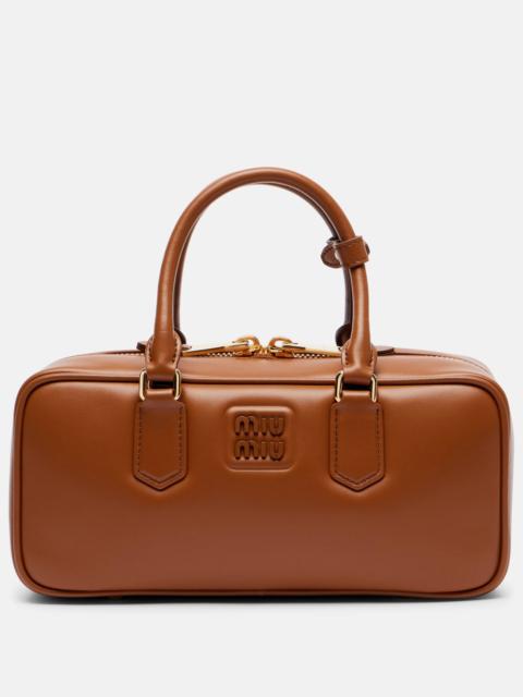 Miu Miu Arcadie leather tote bag