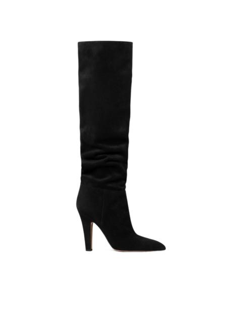 PARIS TEXAS 100mm Elsa point-toe stiletto boots