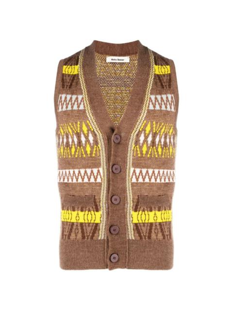 WALES BONNER button-up jumper vest