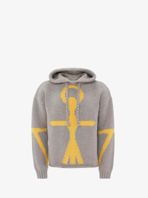 JW Anderson JWA ANCHOR LOGO HOODIE