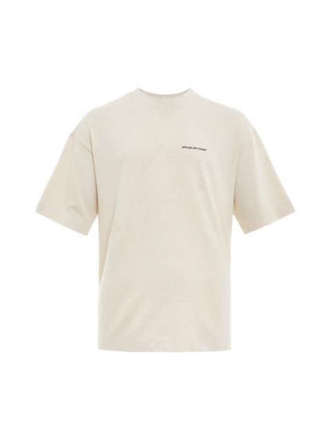 APPLIED ART FORMS Oversized Back Logo Tee