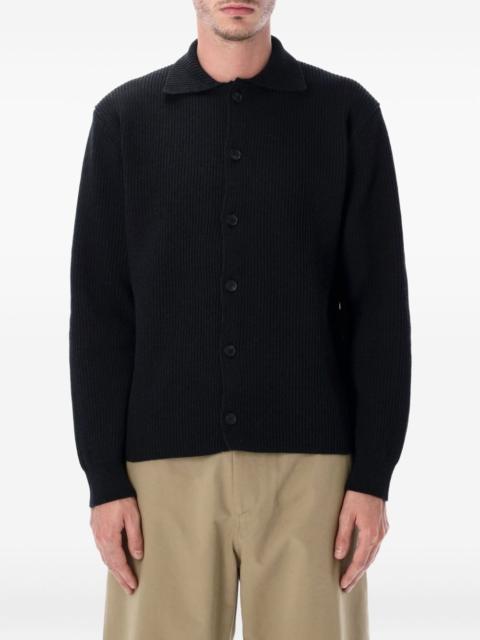AURALEE polo-collar cardigan