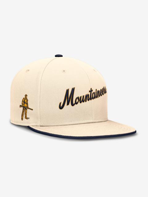 West Virginia Mountaineers Primetime True Men's Nike Dri-FIT College Fitted Hat