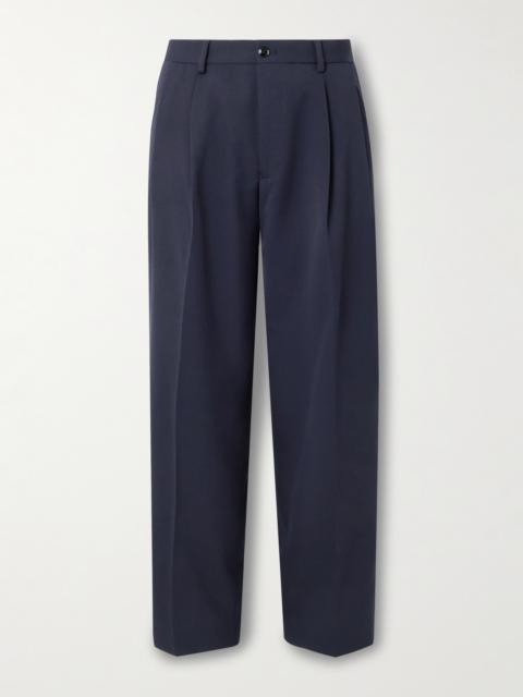 NN07 Justin 10002 Straight-Leg Pleated Wool-Blend Twill Suit Trousers