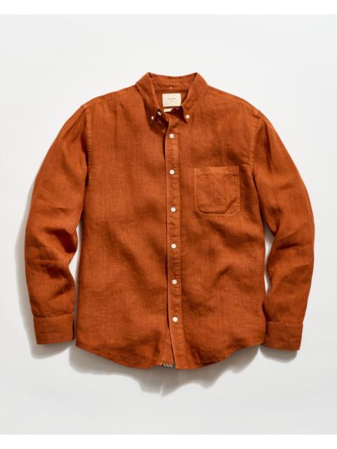 Billy Reid Tuscumbia Linen Shirt Button Down
