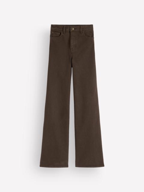 BODEN High Rise Wide Leg Jeans-Dark Chocolate