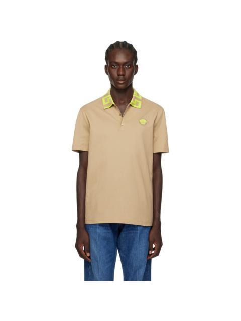 VERSACE Tan Greca Polo