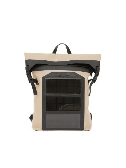 folded solar backpack