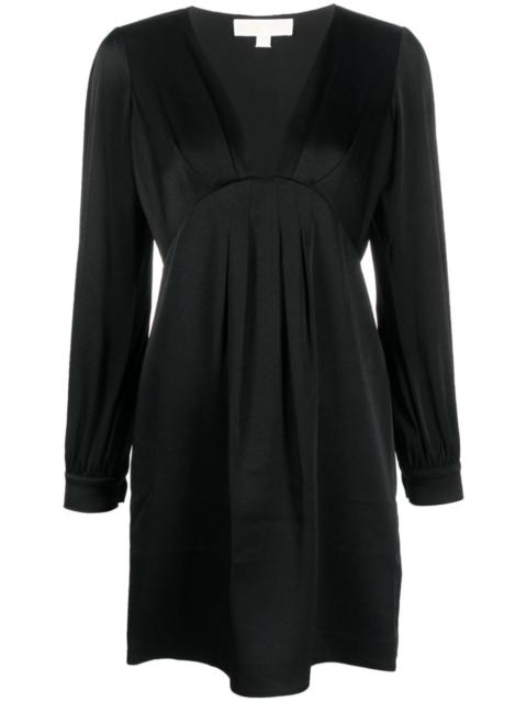 MICHAEL KORS satin-weave minidress