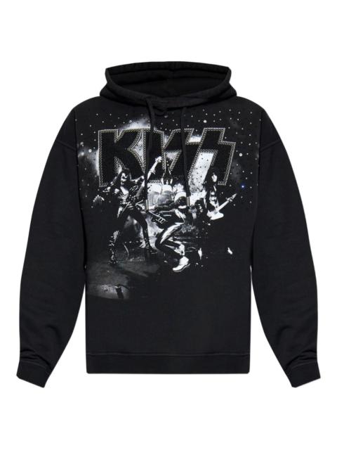 DSQUARED2 x Kiss embellished graphic hoodie