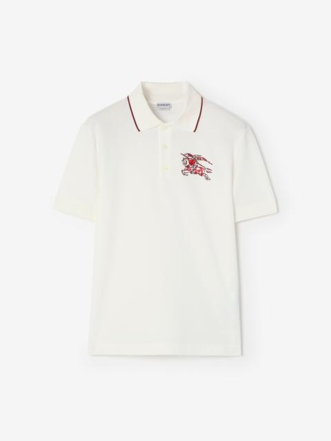 Burberry Heart Knight Cotton Polo Shirt
