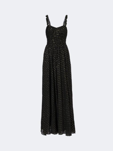 ULLA JOHNSON Anastasia silk-blend chiffon bustier gown