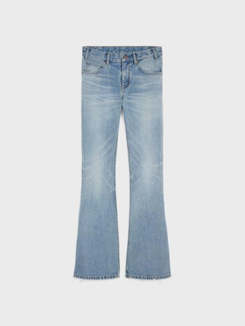 CELINE marco jeans in steel blue wash denim
