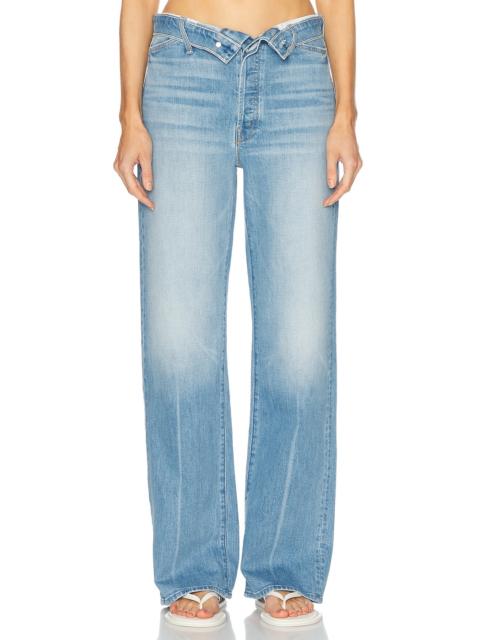 MOTHER The Foldover Dodger Sneak Jeans