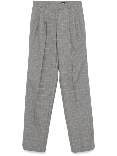 BOSS Prince Of Wales-check trousers