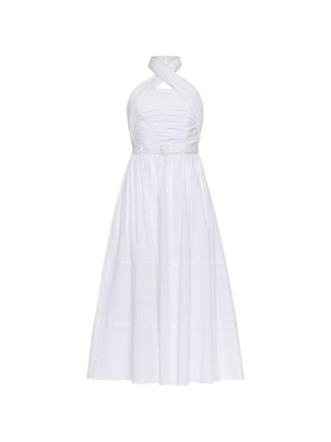 Cinq à Sept Marcie halterneck-belted dress