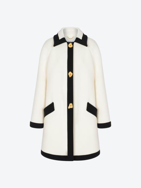 Moschino MORPHED BUTTONS CLOTH COAT