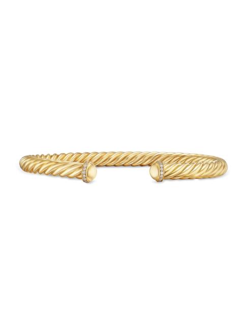 DAVID YURMAN Men's Cable Cuff Bracelet in 18K Yellow Gold - Gold