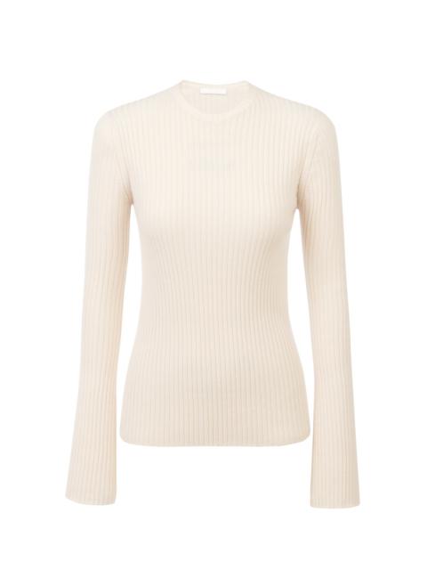 Chloé FITTED RIBBED SWEATER