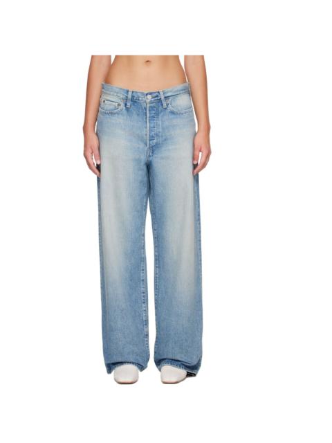 ssstein Blue Loose Denim Jeans