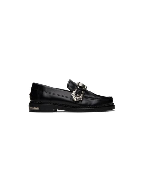 SSENSE Exclusive Black Hardware Loafers