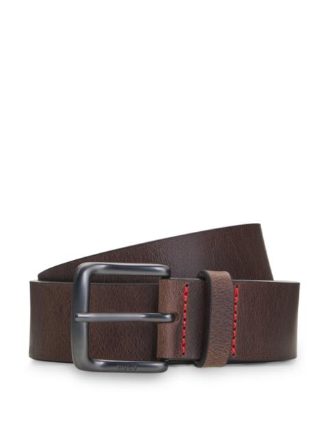 HUGO ITALIAN-MADE LEATHER BELT