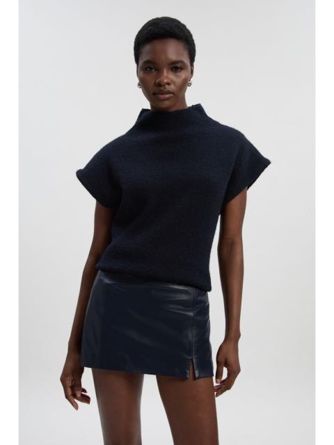 KAREN MILLEN Leather Micro Mini Skirt