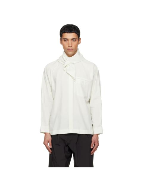 ISSEY MIYAKE Green Streamline Shirt