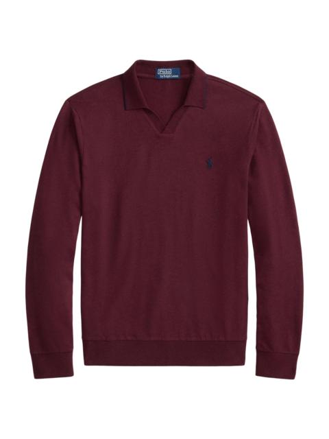 Polo Ralph Lauren Men's Textured Cotton Jersey Polo Shirt - Spring Wine Heather