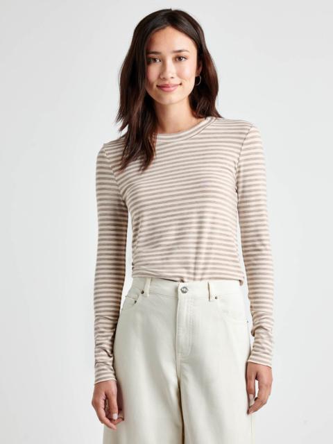 Splendid Striped Bamboo Blend Long Sleeve Tee