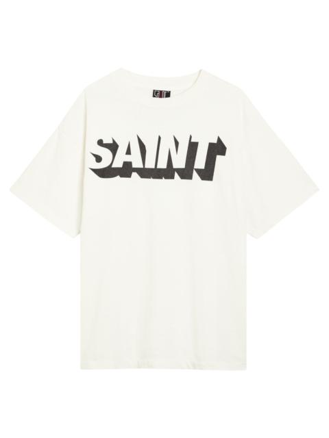 SAINT M×××××× Saint Mxxxxxx Alpha Logo-print Cotton T-shirt
