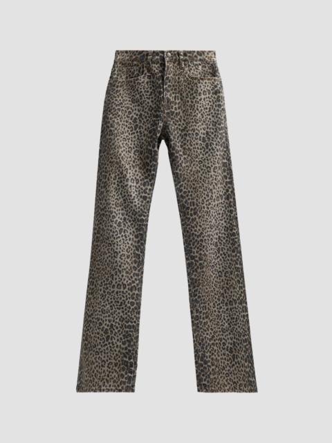 R13 Women's Jane Cheetah Print Slim Jeans - Classic Cheetah Brown