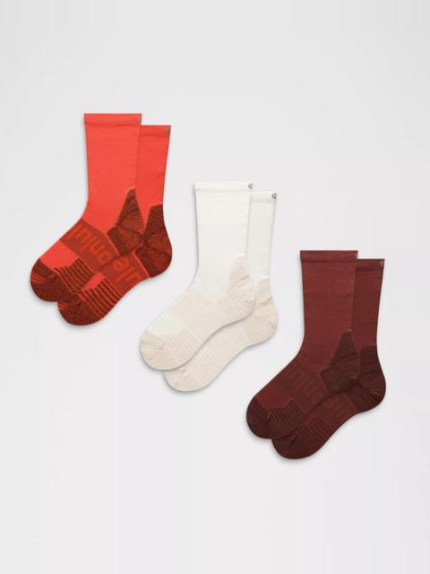 lululemon Unisex Power Stride Cushion Crew Socks *3 Pack