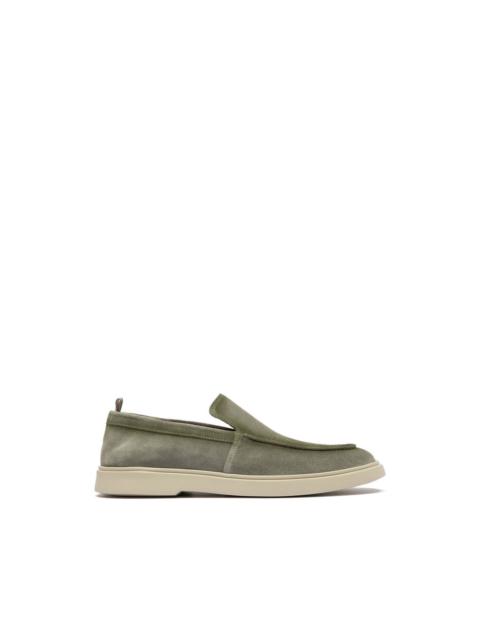 OFFICINE CREATIVE Bones leather loafers