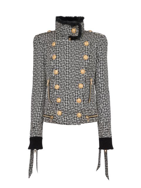 Balmain Balmain monogram print jacket