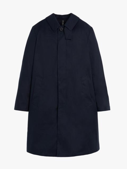 Mackintosh MANCHESTER NAVY RAINTEC COTTON 3/4 COAT