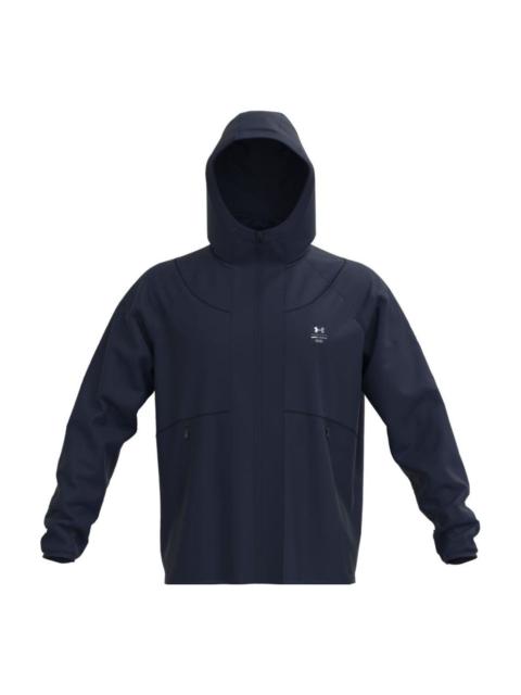 Under Armour Under Armour Rush Fleece Full Zip Hoodie Jacket 'Blue' 1373806-410