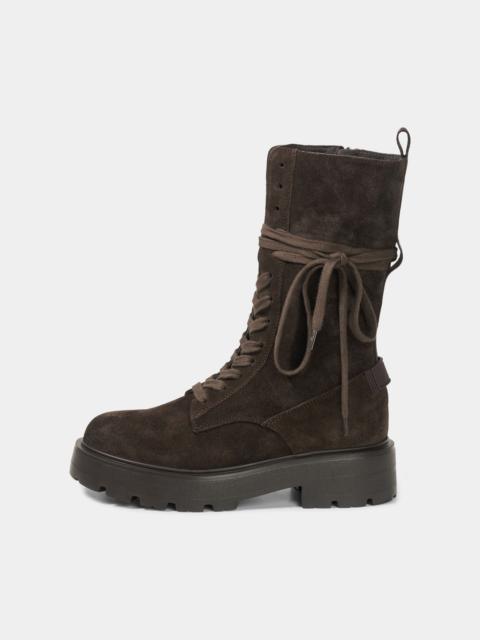 BOGNER Riga Lace-Up Boots in Dark brown