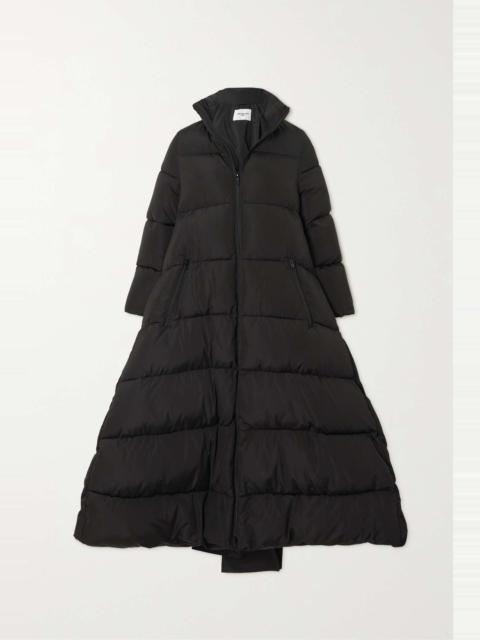 BALENCIAGA Oversized quilted padded shell coat